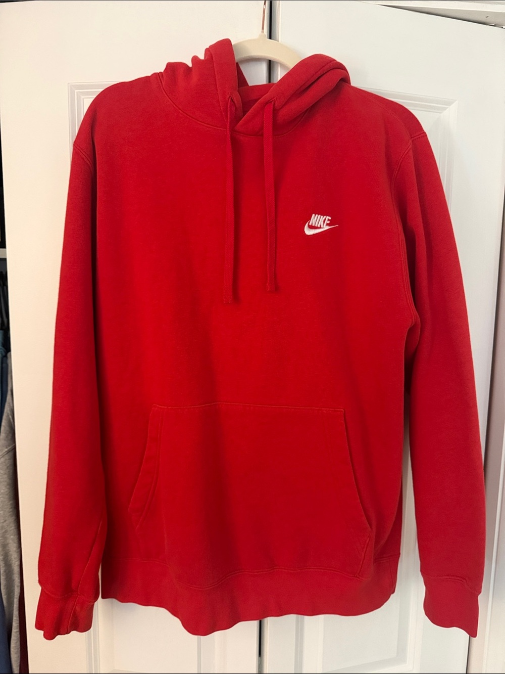 Nike Red Pullover Hoodie